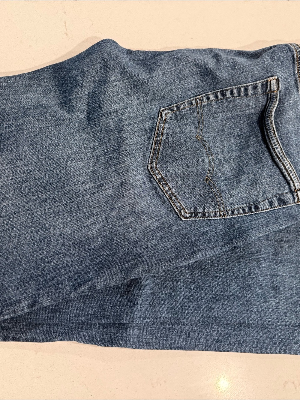 American Eagle Outfitters Men's Straight Denim Jeans - Light Blue